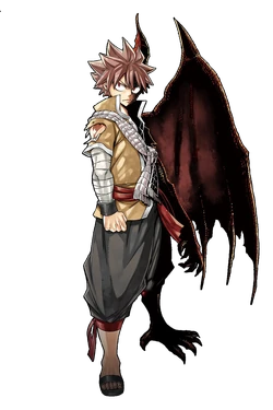 Natsu dragneel half dragon render by ilagbg-db3xyfl