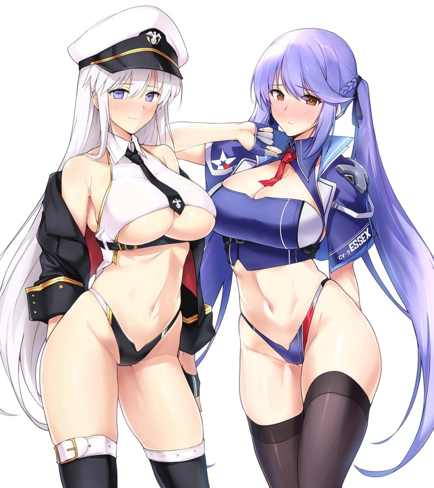 Enterprise and essex azur lane drawn by harukon halcon sample-68d8c7df2e78b8b6c54074602b2dd23a