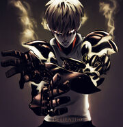 One punch man genos by delila2110-d8rii23