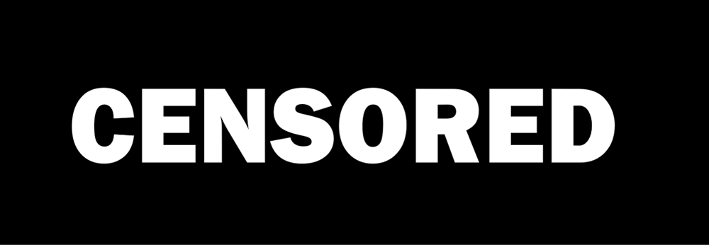 Censored Sign