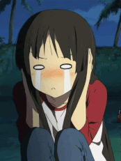 Mio is scared Mio is scared