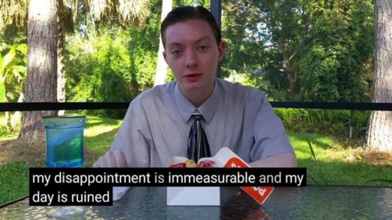 My disappointment is immeasurable and my day is ruined