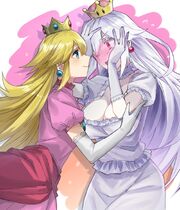 Princess king boo and princess peach mario series and new super mario bros u deluxe drawn by somechime sometime1209 sample-f9864001b05417a50e1cf6f635c8e470