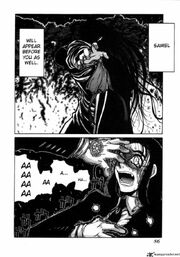 Alucard gets hit with a panzerfaust 1 (Hellsing Chapter 32)