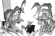 Arima surrounded by Sasaki's kagune trap Arima surrounded by Sasaki's kagune trap
