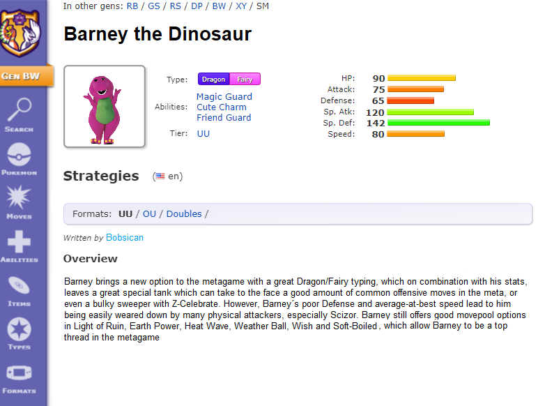 Barney the UU monster