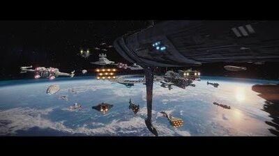 (Re-Upload) Rogue One A Star Wars Story - Space & Aerial Battle of Scarif Supercut HD-0