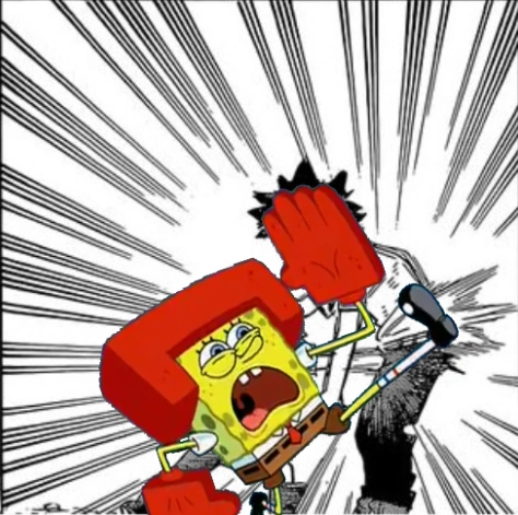 SpongebobKicksIzukuInTheBalls SpongebobKicksIzukuInTheBalls