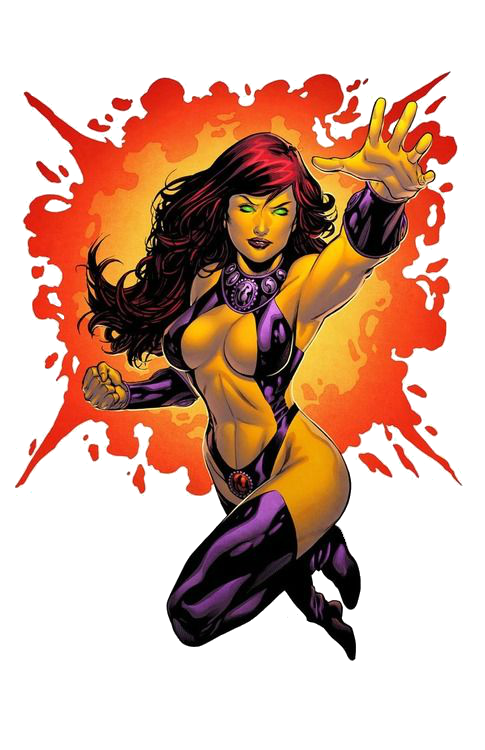 starfire new 52 battle