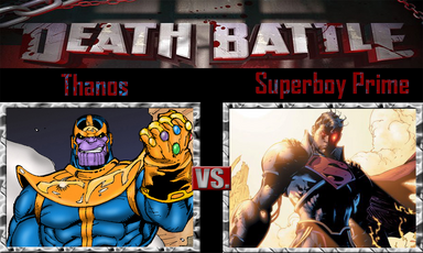 Thanos vs superboy prime by sonicpal-d7x483m