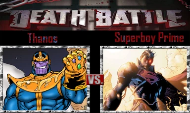 Thanos vs superboy prime by sonicpal-d7x483m