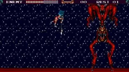Castlevania Bloodlines Final Boss (Eric) Dracula - No Damage, No Subweapons, No Power Up