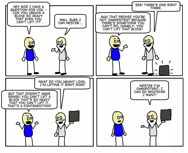 Omnipotence contradiction Omnipotence contradiction
