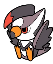 Staraptor pokedoll art by methuselah alchemist-d82qrpd