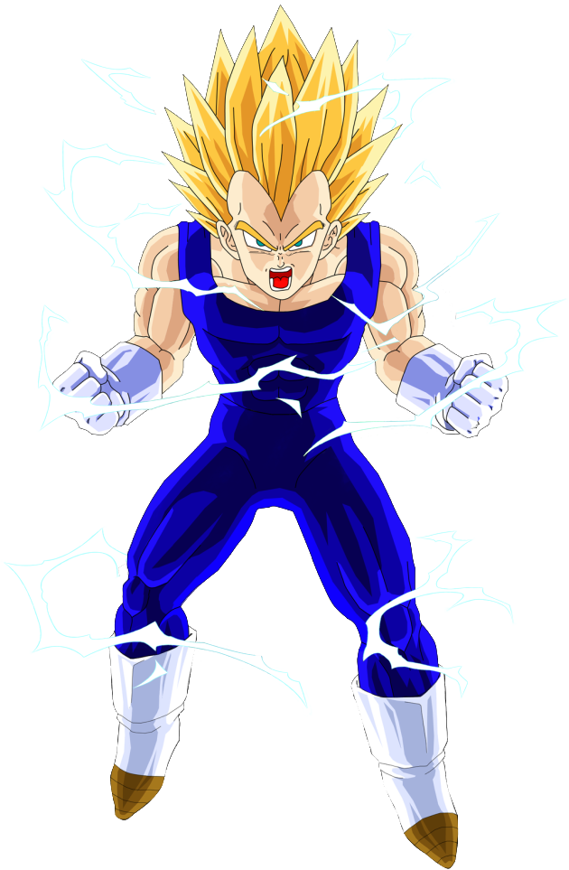 vegeta going super saiyan