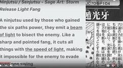 Naruto speed of light, light fang