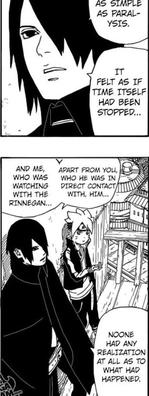 Talking to boruto