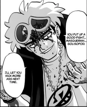 Guzma congratulating