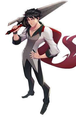 Amity Arena character art of Qrow Branwen