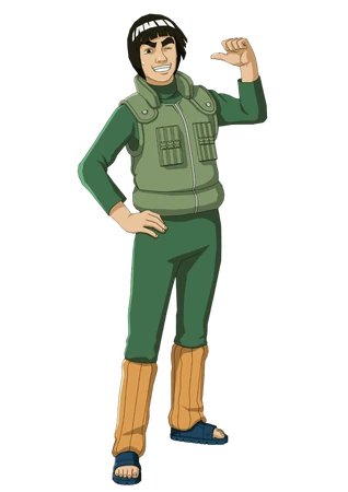 Might guy render by xuzumaki-d49bixs98765789