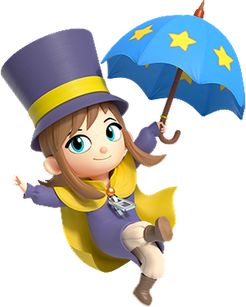 A Hat in Time Hat Kid (3D Render)