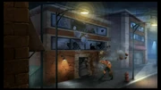 Mr. sandman cracks a building