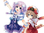 Neptune and Blanc render by Jessymoonn