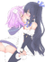 Neptune and Noire Having Fun Together Again Render