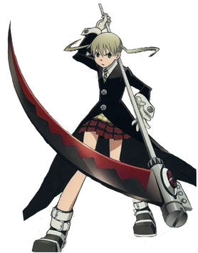Maka Albarn with Demon Sythe (Soul) render Maka Albarn with Demon Sythe (Soul) render