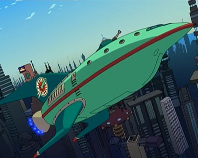 Futurama Planet Express spaceship