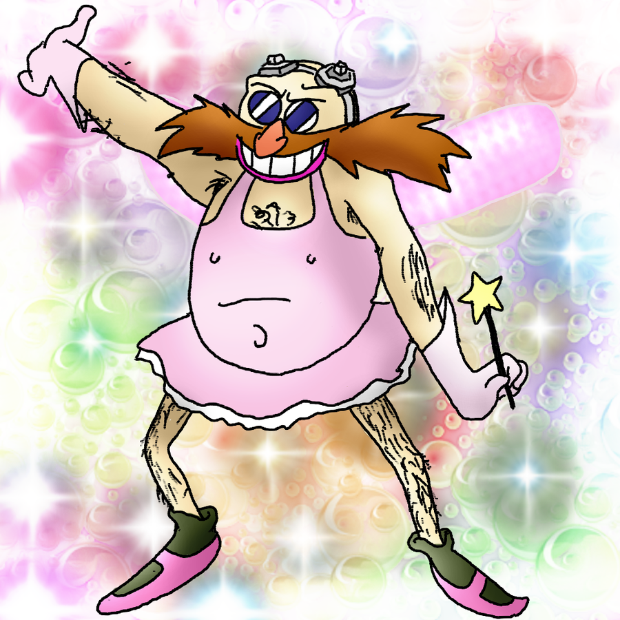 Dr eggman dressed as a fairy xd by paralizatorka-d5fbkh5