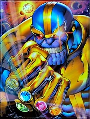 Thanos-wears-Infinity-gauntlet-for-Avengers-movie-3