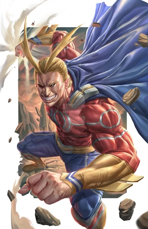 Allmight fanart by christianamiel21-dbtd3gc
