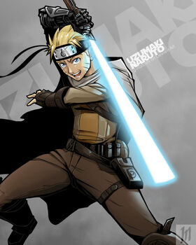 Jedi naruto uzumaki by g matoshi-d9ulo6d