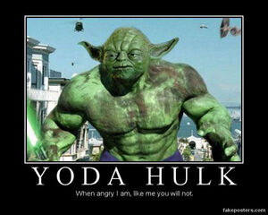 Star wars x hulk - yoda is ripped