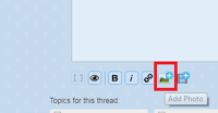 Add Photo is used to add photos