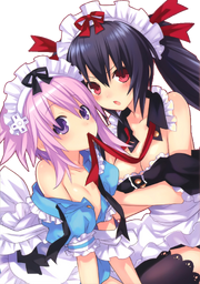 Neptune and Noire Before The Real Fun Render