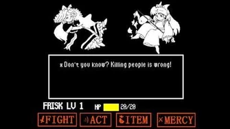 Requested PC-98 Battle Against A True Hero (Undertale)