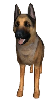 -Render- German Sheperd