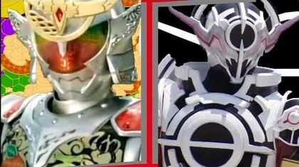 Gaim(Kiwami Arms) VS Evol(Black Hole) (Kamen Rider Gaim vs Kamen Rider Build) TokuTaisen EP 05