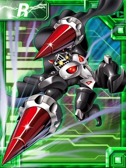 Skullknightmon ex collectors card