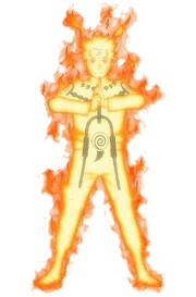 Naruto's Nine-tails chakra mode Naruto's Nine-tails chakra mode