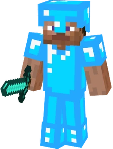 Minecraft Steve (Diamond Armor) Minecraft Steve (Diamond Armor)