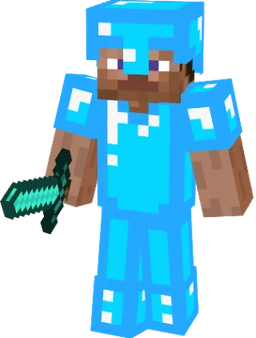 Minecraft Steve (Diamond Armor)