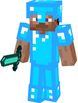 Minecraft Steve (Diamond Armor)