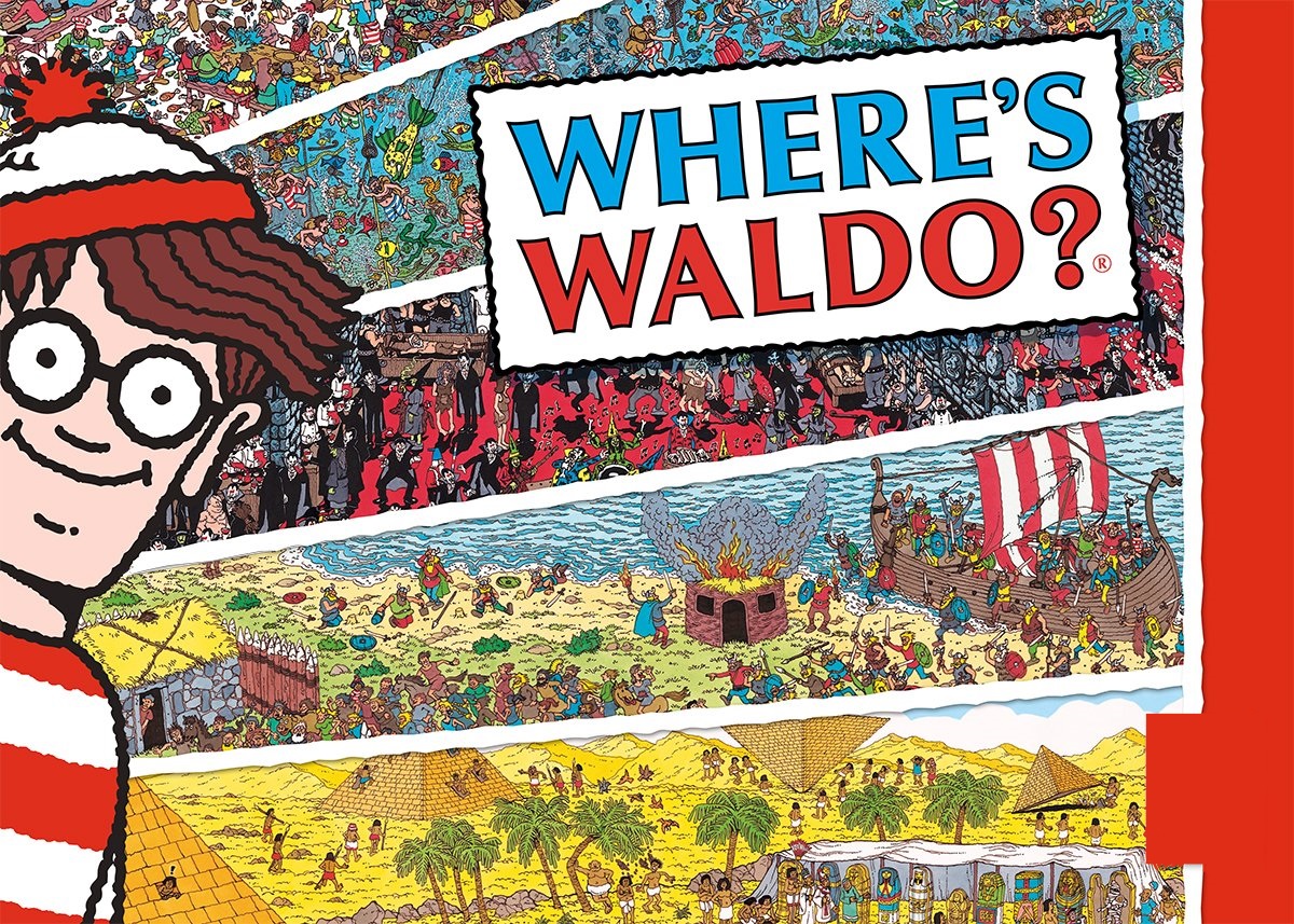 Where s waldo. Уолдо. Waldo книги. Where is Waldo. Вальдо комикс.