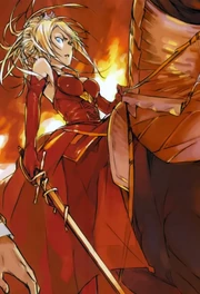 Carissa Wielding the Curtana