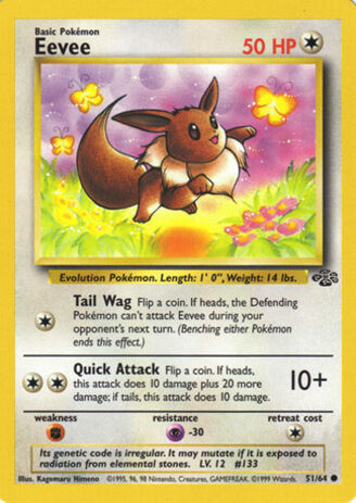 Eevee Pokemon Card
