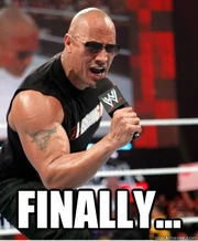 Finally, the rock