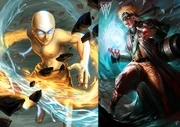 Aang vs Naruto